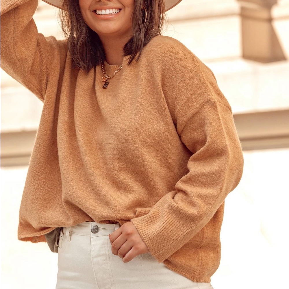 Princess Polly Hot Choccy Knitted Sweater